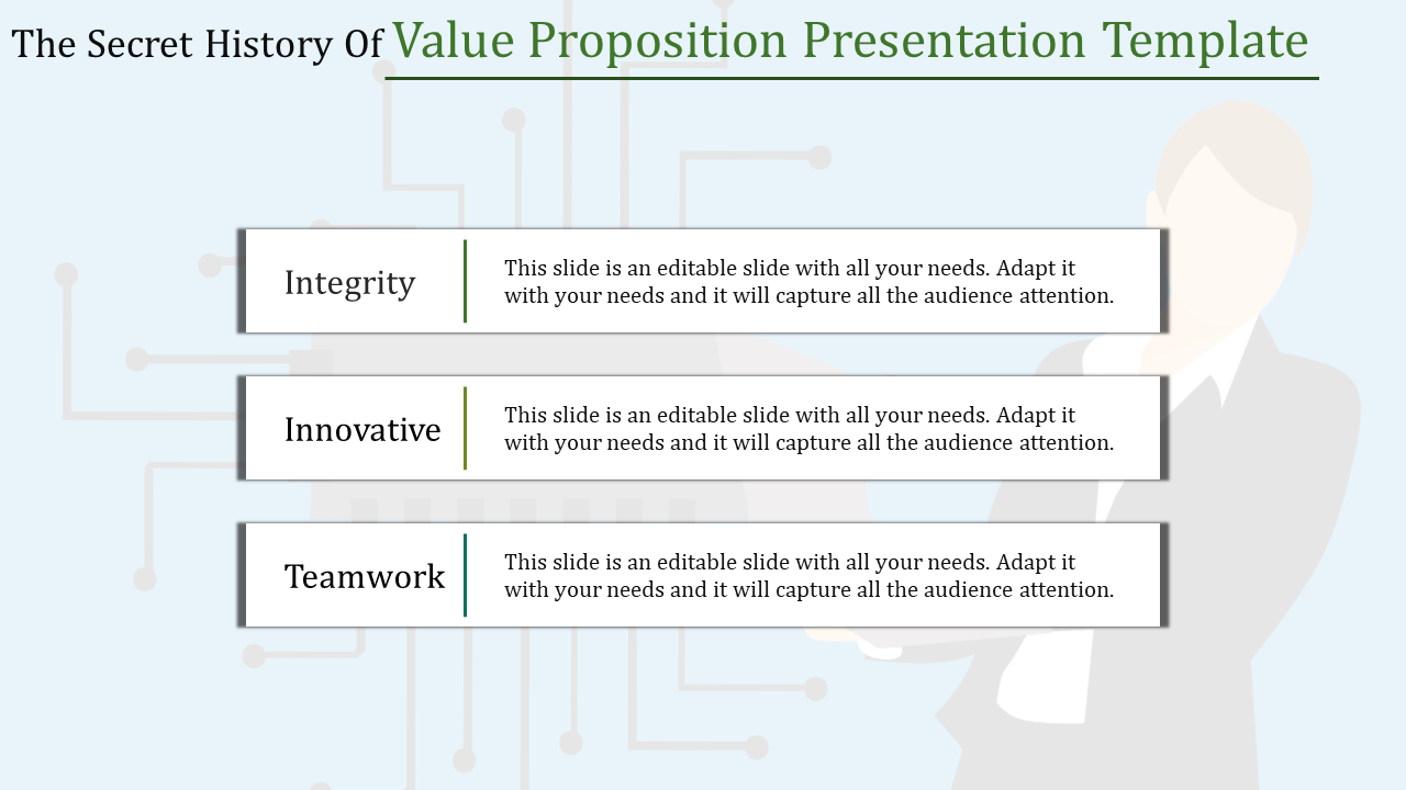 Free - Professional Value Proposition Presentation Template